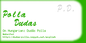 polla dudas business card